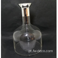 Decanter de vidro de revestimento colorido por atacado com rolha